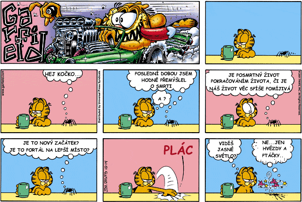 garfield a posmrtný život